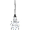 Sterling Silver 1/4 CTW Natural Diamond Charm/Pendant Siddiqui Jewelers