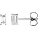 Sterling Silver 1/5 CTW Natural Diamond Stud Earrings Siddiqui Jewelers