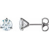 14K White 1 1/4 CTW Lab-Grown Diamond Stud Earrings Siddiqui Jewelers