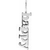 Sterling Silver Happy Charm/Pendant Siddiqui Jewelers