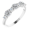 14K White 1/4 CTW Natural Diamond Halo-Style Anniversary Band Siddiqui Jewelers