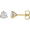 14K Yellow 1 CTW Lab-Grown Diamond Stud Earrings Siddiqui Jewelers