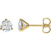 14K Yellow 1 1/4 CTW Lab-Grown Diamond Stud Earrings Siddiqui Jewelers