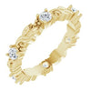 14K Yellow 5/8 CTW Natural Diamond Eternity Band Size 7.5 Siddiqui Jewelers