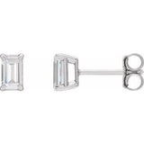 14K White 3/4 CTW Lab-Grown Diamond Earrings Siddiqui Jewelers