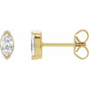 14K Yellow 1/3 CTW Lab-Grown Diamond Stud Earrings Siddiqui Jewelers