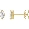 14K Yellow 1/2 CTW Lab-Grown Diamond Stud Earrings Siddiqui Jewelers