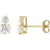 14K Yellow 1 CTW Lab-Grown Diamond Earrings  Siddiqui Jewelers