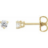 14K Yellow 1/4 CTW Natural Diamond Earrings Siddiqui Jewelers