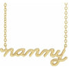 14K Yellow Nanny 18" Necklace Siddiqui Jewelers