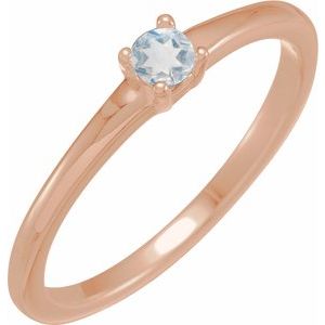 14K Rose Natural Blue Sheen Moonstone Ring Siddiqui Jewelers