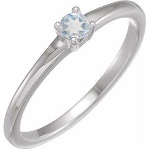 14K White Natural Blue Sheen Moonstone Ring Siddiqui Jewelers