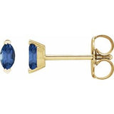 14K Yellow Natural Tanzanite Earrings Siddiqui Jewelers