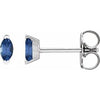 Platinum Natural Tanzanite Earrings Siddiqui Jewelers