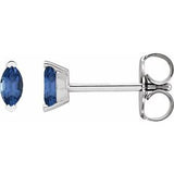 Sterling Silver Natural Tanzanite Earrings Siddiqui Jewelers