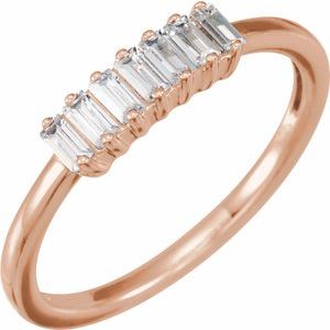 14K Rose 1/3 CTW Lab-Grown Diamond Ring  Siddiqui Jewelers