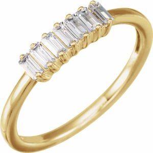 14K Yellow 1/3 CTW Lab-Grown Diamond Ring  Siddiqui Jewelers
