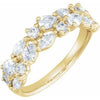 14K Yellow 1 3/8 CTW Natural Diamond Anniversary Band Siddiqui Jewelers