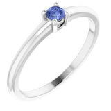 Platinum Natural Tanzanite Ring Siddiqui Jewelers