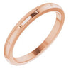 10K Rose Stackable Starburst Ring Size 15.5 Siddiqui Jewelers