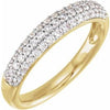 14K Yellow 1/2 CTW Lab-Grown Diamond Ring Siddiqui Jewelers