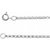 Sterling Silver 1.5 mm Solid Rolo 18" Chain-Siddiqui Jewelers
