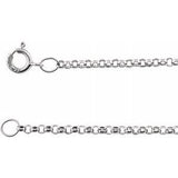 Sterling Silver 1.5 mm Solid Rolo 18" Chain-Siddiqui Jewelers