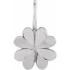 Platinum Four-Leaf Clover Charm/Pendant Siddiqui Jewelers