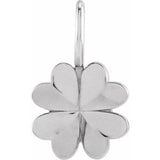 Platinum Four-Leaf Clover Charm/Pendant Siddiqui Jewelers