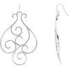 Sterling Silver Scroll Earring - Siddiqui Jewelers