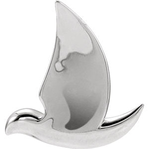 Sterling Silver Holy Spirit Dove Pendant - Siddiqui Jewelers