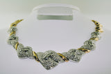 Diamond Necklace in 14K Two-tone Gold - Siddiqui Jewelers
