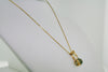 Peridot Necklace Set in 14K Yellow Gold - Siddiqui Jewelers