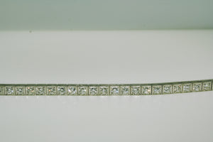 Diamond Tennis Bracelet in 14K White Gold - Siddiqui Jewelers