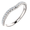 Platinum 1/4 CTW Diamond Matching Band - Siddiqui Jewelers