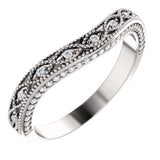 Platinum 1/8 CTW Diamond Matching Band - Siddiqui Jewelers