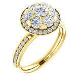 18K Yellow 1 1/3 CTW Diamond Engagement Ring - Siddiqui Jewelers