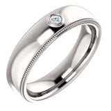 14K White .06 CTW Diamond Ring - Siddiqui Jewelers
