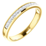 14K Yellow 5/8 CTW Diamond Band - Siddiqui Jewelers