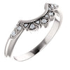 Platinum .06 CTW Diamond Band - Siddiqui Jewelers