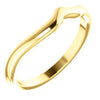 14K Yellow Band to 5.2 & 5.8 mm Engagement Ring - Siddiqui Jewelers