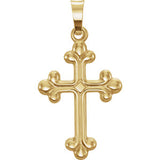 Hollow Cross Pendant - Siddiqui Jewelers