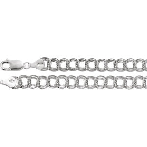 Sterling Silver Charm 8" Bracelet - Siddiqui Jewelers