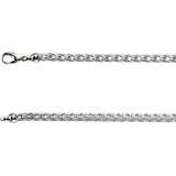 Sterling Silver 4.5 mm Solid Wheat Chain 7" Chain - Siddiqui Jewelers