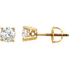 14K Yellow 3.9 mm=1/2 CTW Diamond Earrings - Siddiqui Jewelers