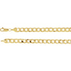 14K Yellow 5.8 mm Curb 8" Chain - Siddiqui Jewelers