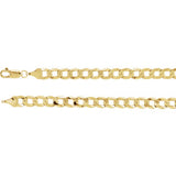 14K Yellow 5.8 mm Curb 7" Chain - Siddiqui Jewelers