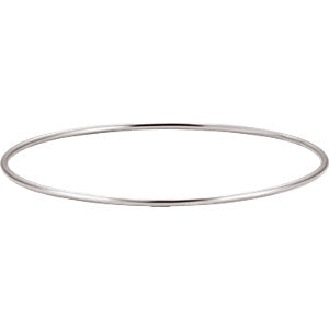 Sterling Silver 1.5 mm Bangle Bracelet - Siddiqui Jewelers