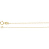 14K Yellow .75 mm Solid Rope 7" Chain - Siddiqui Jewelers