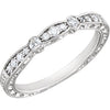 14K White 1/4 CTW Diamond Band Size 7 - Siddiqui Jewelers